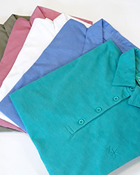 Short sleeve polo shirt stack